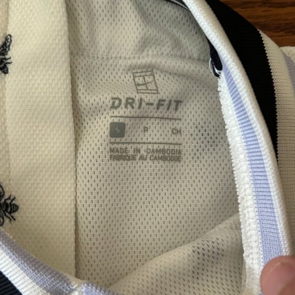 Nike Women's Dri-FIT Bee Tennis Top French Open Size Small Rare Find Tennis Prep - Picture 5 of 11